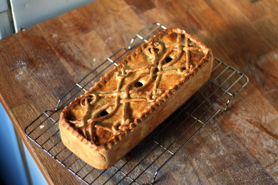 Venison and Potato Pie decoration