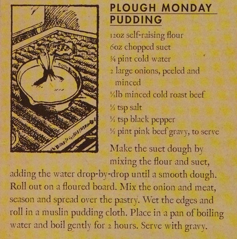 Plough Monday Pudding