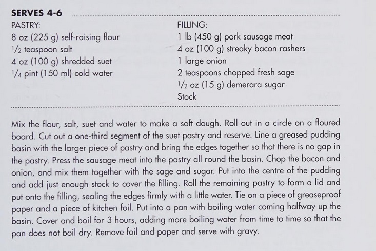 Norfolk Plough Pudding