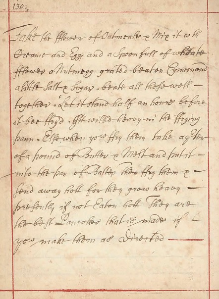 Oatmeal Pancake Recipe